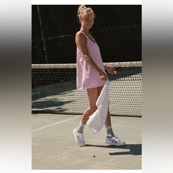 Free People NWT💥LAST ONE💥Hot Shot Mini Dress Size Small and M in Bright Orchid - Picture 4 of 10